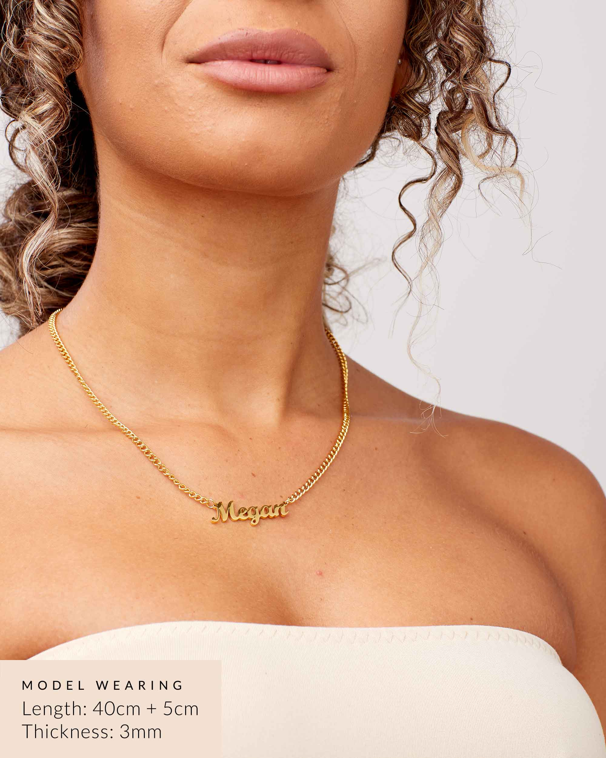 Rome Custom Name Necklace