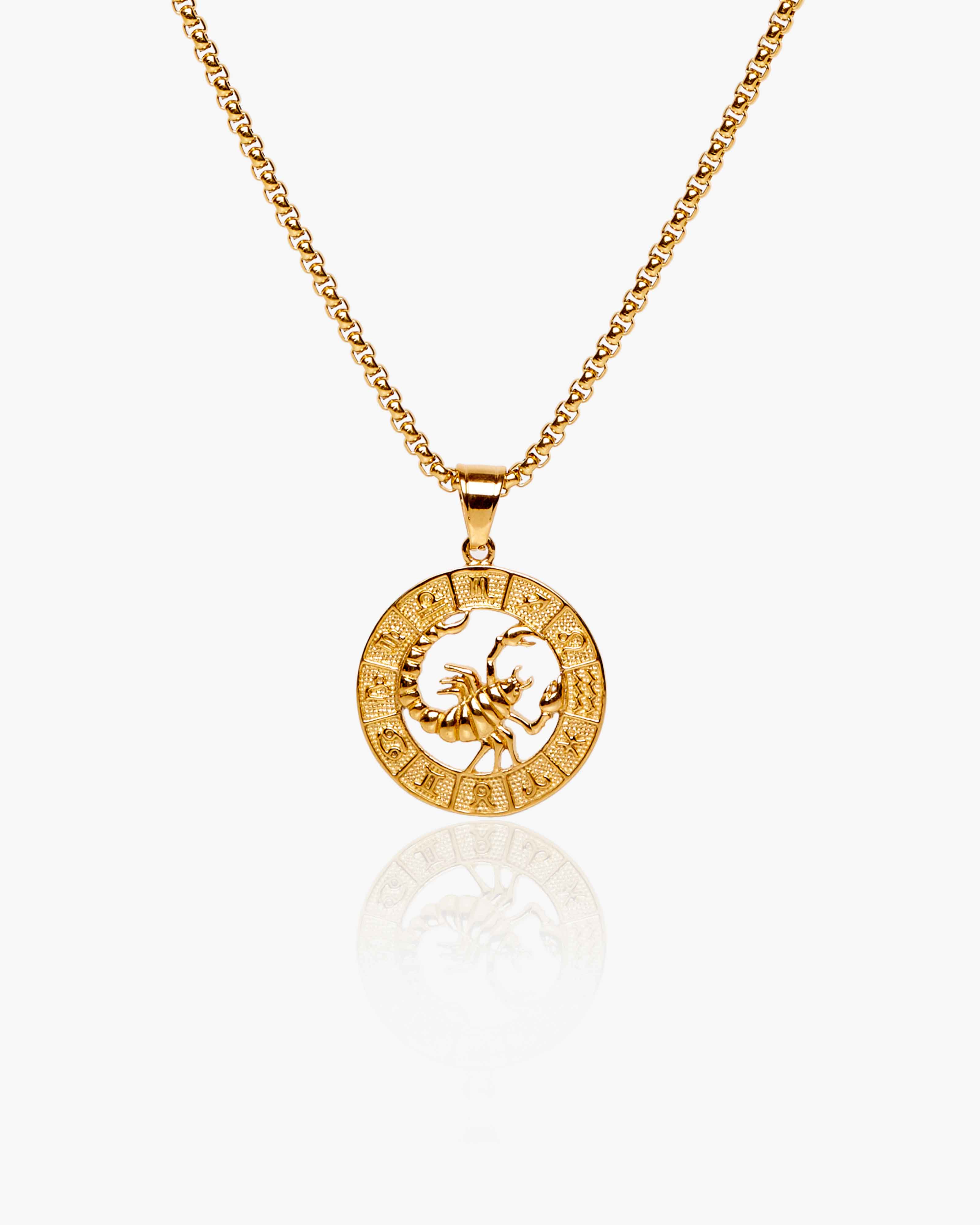 Gold Zodiac Sign Necklace