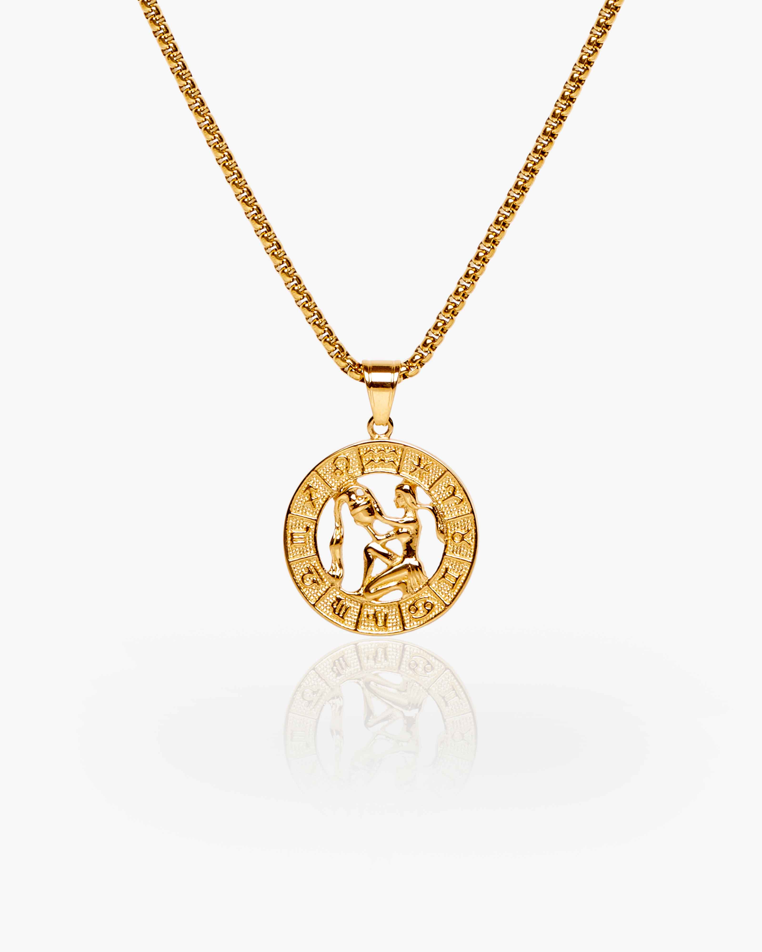 Gold Zodiac Sign Necklace