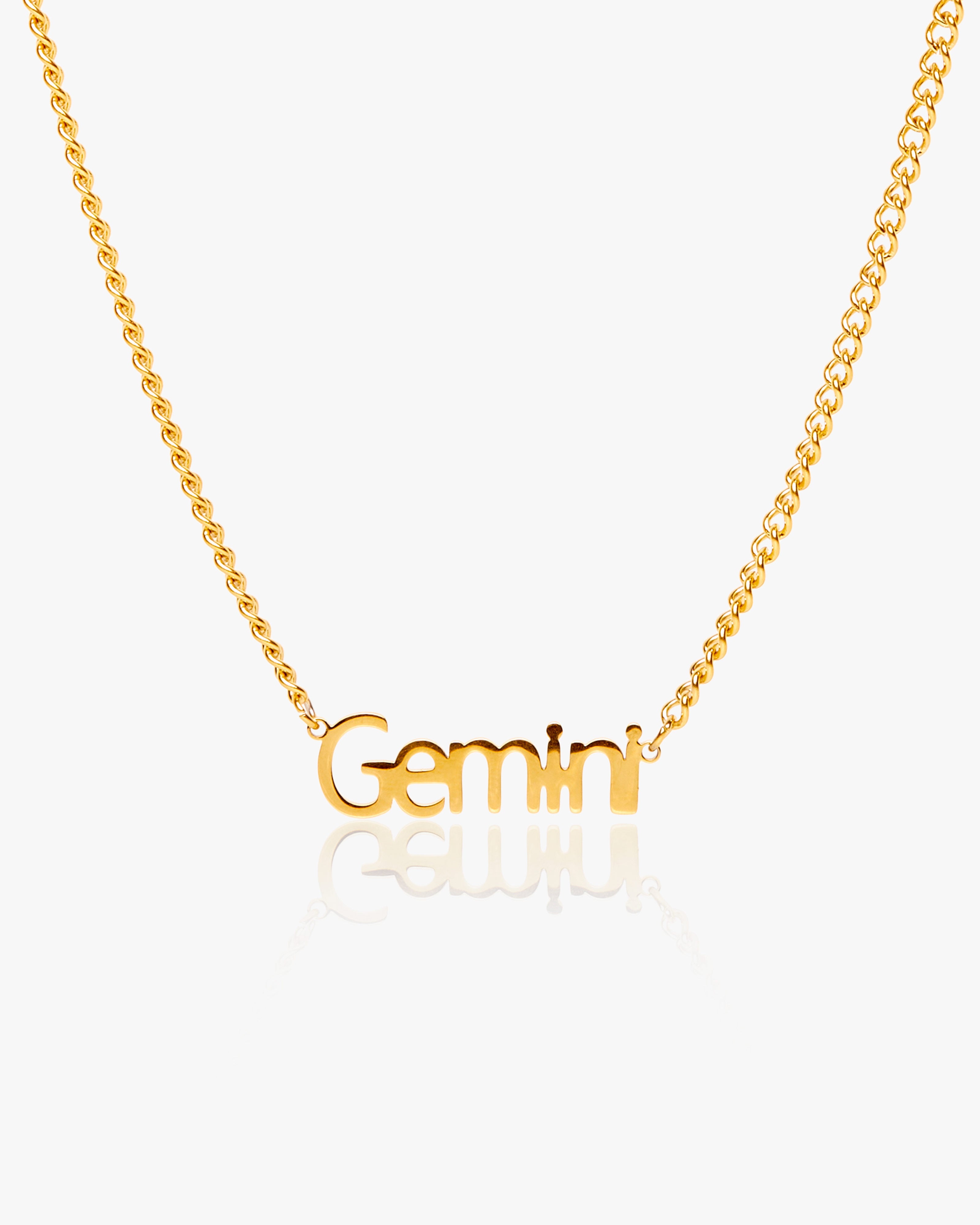 Gold Star Sign Custom Necklace