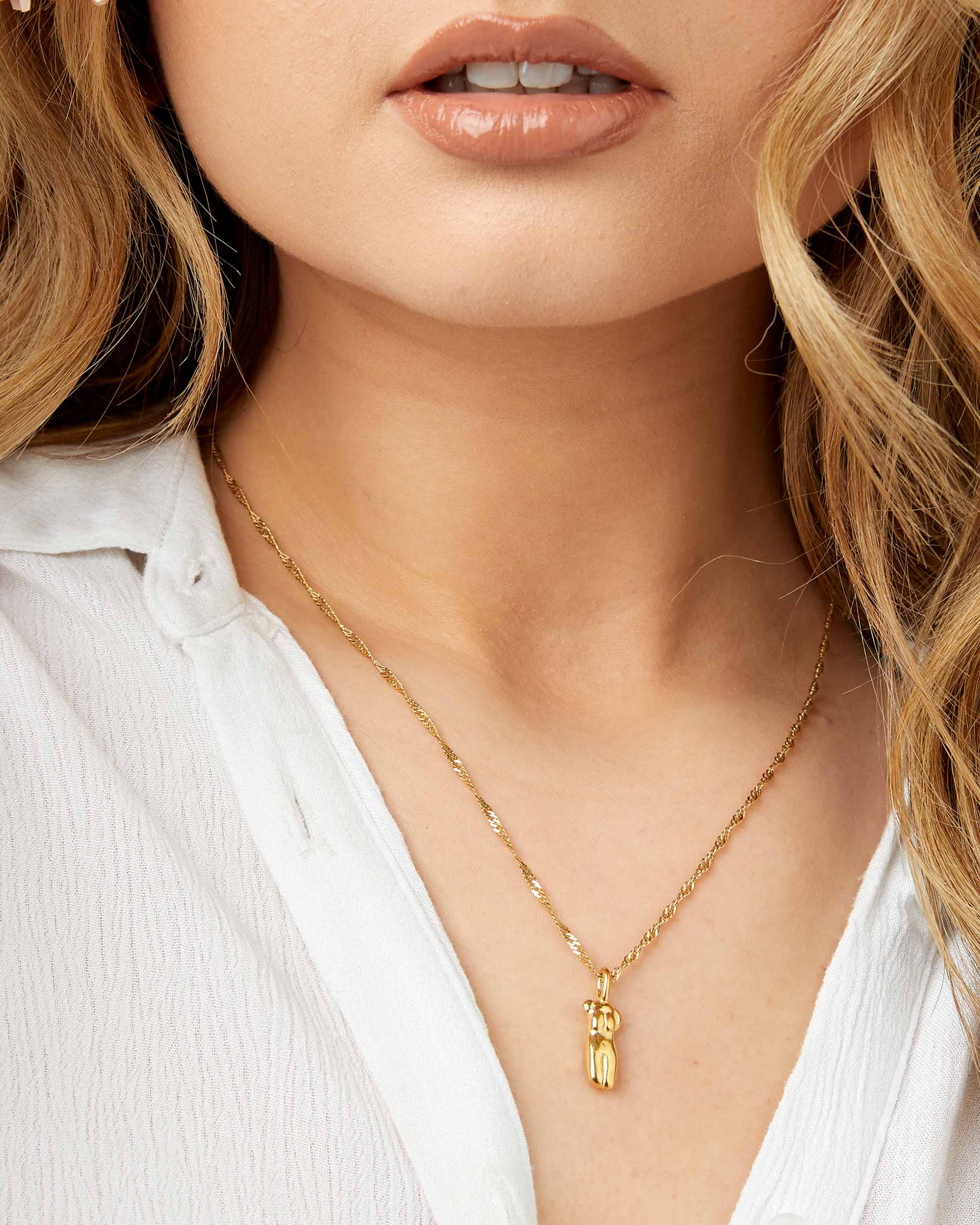 Gold Figure Necklace
