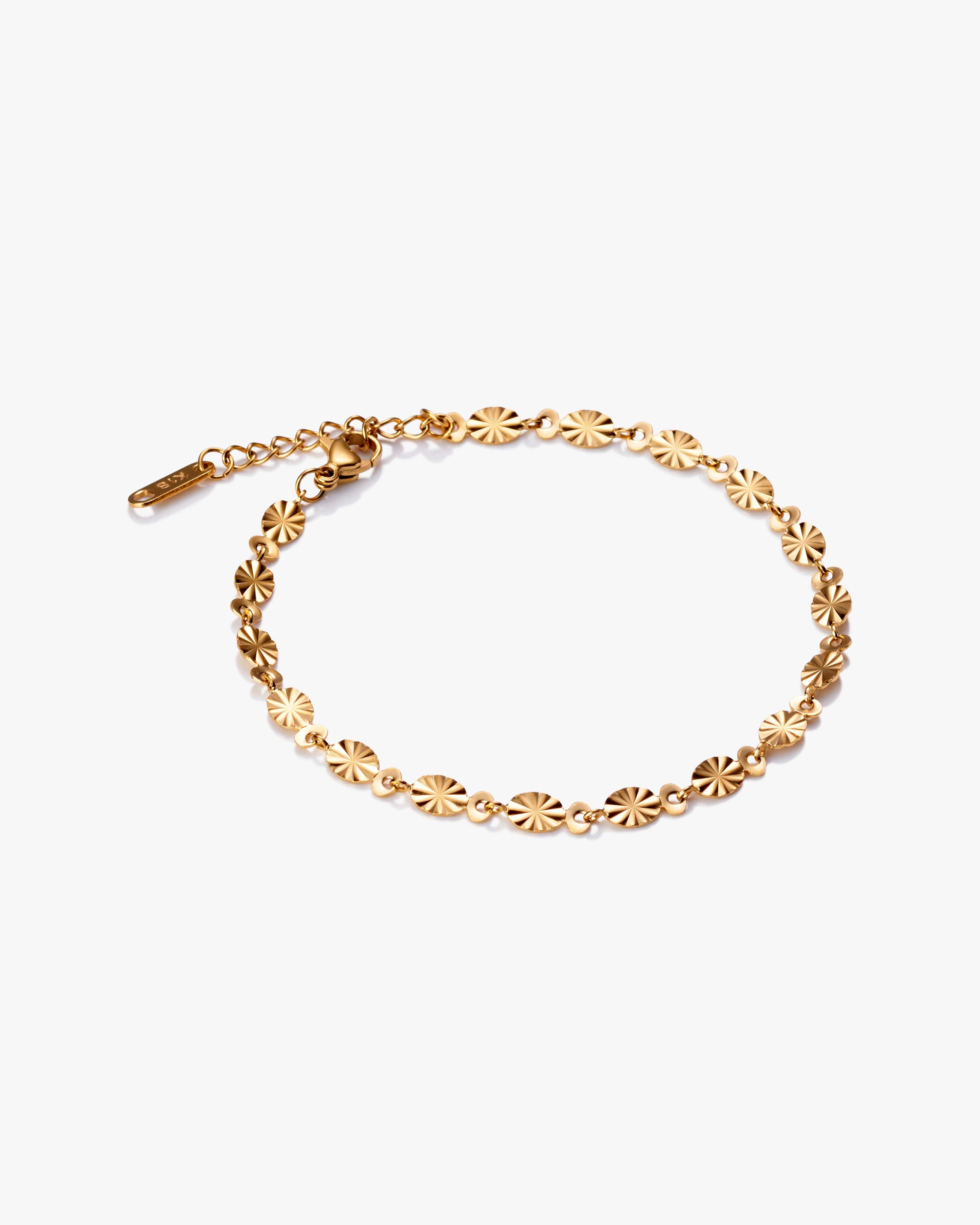 Gold Sunray Bracelet