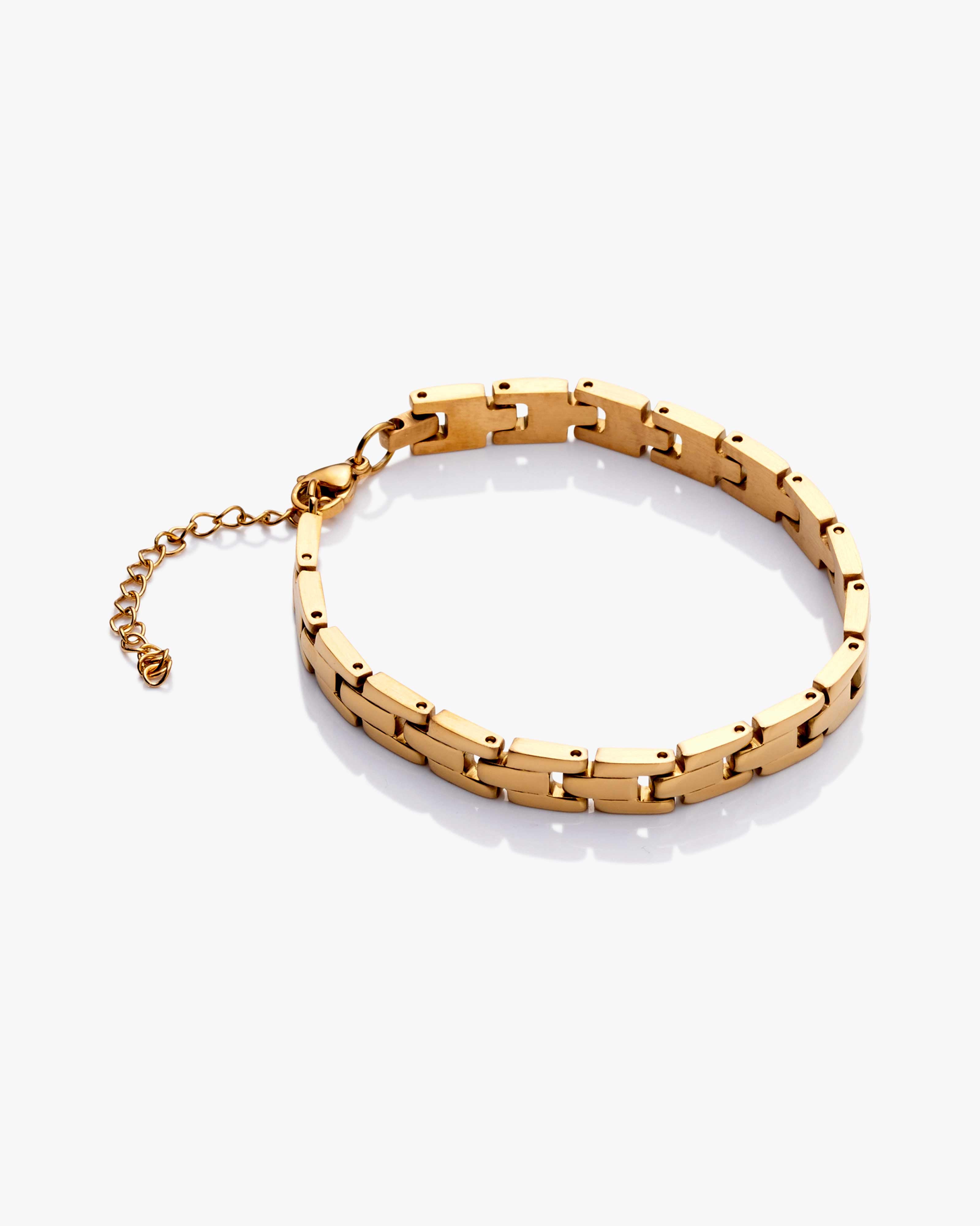 Flat Gold Watch Band Bracelet